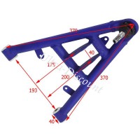 Trapecio de suspensión izquierdo Quad Bashan 300cc BS300S-18 Bilder 1