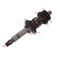 Piñonería de caja de cambios quad Bashan 300cc BS300S-18 (tipo 1) Bilder 1