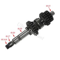 Piñonería de caja de cambios quad Bashan 300cc BS300S-18 (tipo 1) Bilder 2