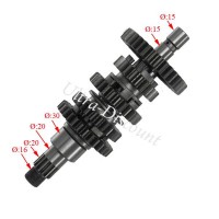 Piñonería de caja de cambios quad Bashan 300cc BS300S-18 (tipo 2) Bilder 2