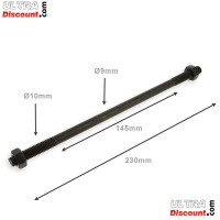 Eje de rueda trasero 10x230mm + tuercas paso americano para mini Bilder 1