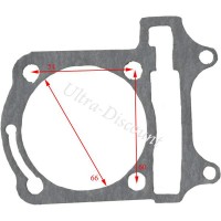 Junta de cilindro para quad Shineray 200cc (XY200ST-6A) Bilder 1