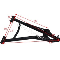 Trapecio de suspensión inferior dcho. quad Shineray 250 ST-9C