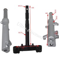 Horquilla para scooters chinas Jonway 125cc YY125T Bilder 1 Horquilla para scooters chinas Jonway 125cc YY125T Bilder 1