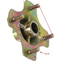 Maza de rueda trasera para quad Shineray 250 STIXE ST9E (tipo 2)