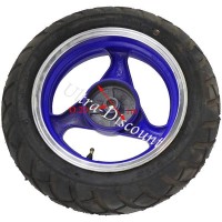 Rueda trasera completa para Scooter Jonway (Azul) Bilder 1