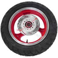 Rueda delantera para Scooter chinas (rojo - tipo 1)