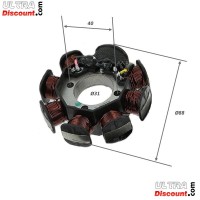 Estator del motor vertical 125, 150, 200, 250 Lifan Bilder 1