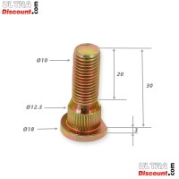 16x Pernos de rueda para quad 200cc Bilder 1 16x Pernos de rueda para quad 200cc Bilder 1