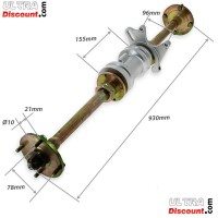 Puente trasero para quad Shineray 250cc ST-5 