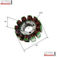 Stator de encendido para quad Shineray 250cc ST-9E Bilder 1 Stator de encendido para quad Shineray 250cc ST-9E Bilder 1