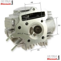 Culata motor Pit Bike 110cc (1P52FMH 51.5mm) Bilder 1