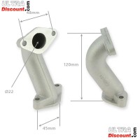 Tobera de admisión para Dirt Bike 22mm (type2)