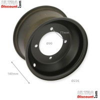Llanta trasera para quads JYG 200cc Negra (19x7-8) 140mm Bilder 1