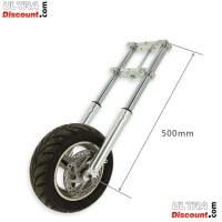 Horquilla para minimotos Supermotard (145mm) plata Bilder 2