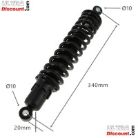 Amortiguador trasero Quad Bashan 200cc (BS200S-7) (340mm) Negro Bilder 1