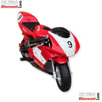 Minimoto 49cc Alta calidad rojo y blanco Bilder 2