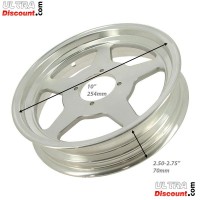 Llanta de aluminio para Monkey - Gorilla 50cc a 125cc (2.50-2.750x10) type3 Bilder 1