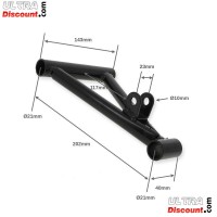 Triángulo de suspensión para Mini Quad Bigfoot (200mm) Bilder 1