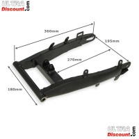 Basculante para Super Pocket Replica YZF R1 (NEGRO) Bilder 1