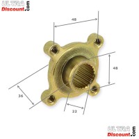 Soporte de disco (type3) de freno para Citycoco