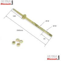 Árbol de trasnmisión Quad eléctrica