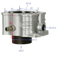 Cilindro para quad Shineray 250 cc ST-9E (tipo 167MM) Bilder 1