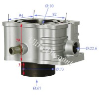 Cilindro para quad Shineray 250 cc ST-9E (tipo 167MM)