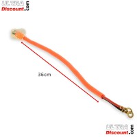 Cable de alimentación de la batería (36cm) para Citycoco - Naranja fluo Bilder 1 Cable de alimentación de la batería (36cm) para Citycoco - Naranja fluo Bilder 1