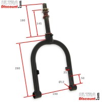 Horquilla completa Mini Citycoco (280mm) Bilder 1 Horquilla completa Mini Citycoco (280mm) Bilder 1