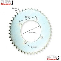 Corona reforzada de 44 dientes para minimotos 4T