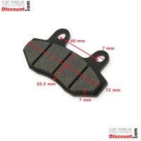 Pastillas de freno para Pit Bikes tipo 6 Bilder 1