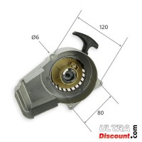 Tirador para Mini Quad en aluminio + piñón en alu - Blu Bilder 1