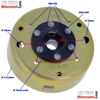 Volante magnético para Scooter China 125cc