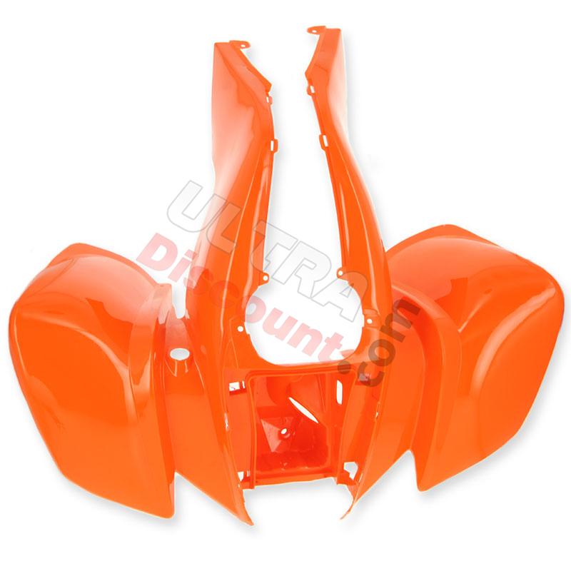 Carenado frontal naranja quad Shineray 200 STIIE-B, Recambios Shineray 200STIIE y STIIEB Carenado frontal naranja quad Shineray 200 STIIE-B, Recambios Shineray 200STIIE y STIIEB