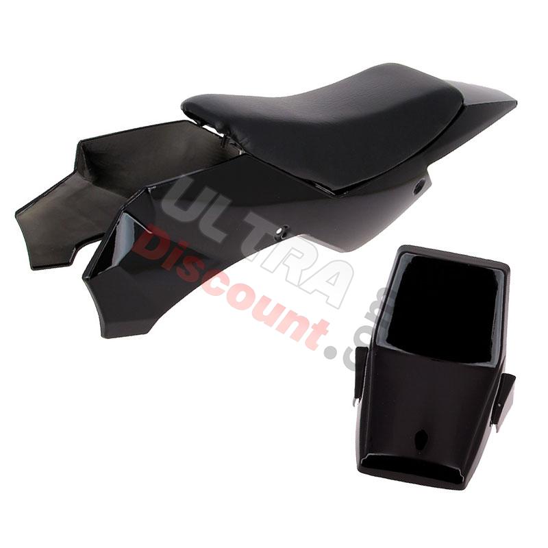Carenado mini supermotard NEGRO - Tipo 1, Piezas minimoto Supermoto