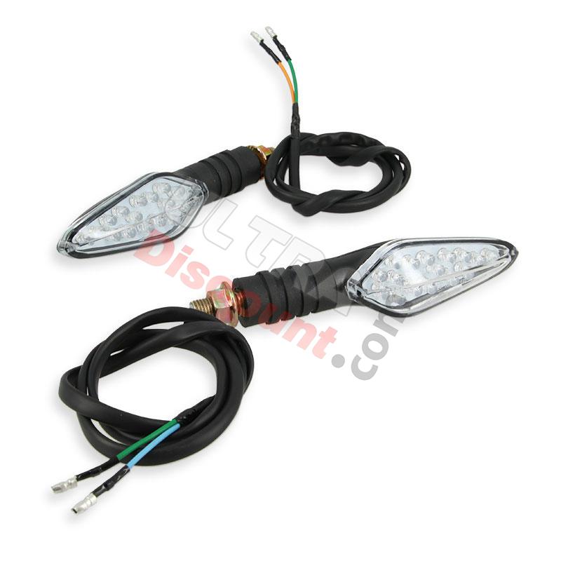Par de intermitentes led, Recambios Shineray 150 STE