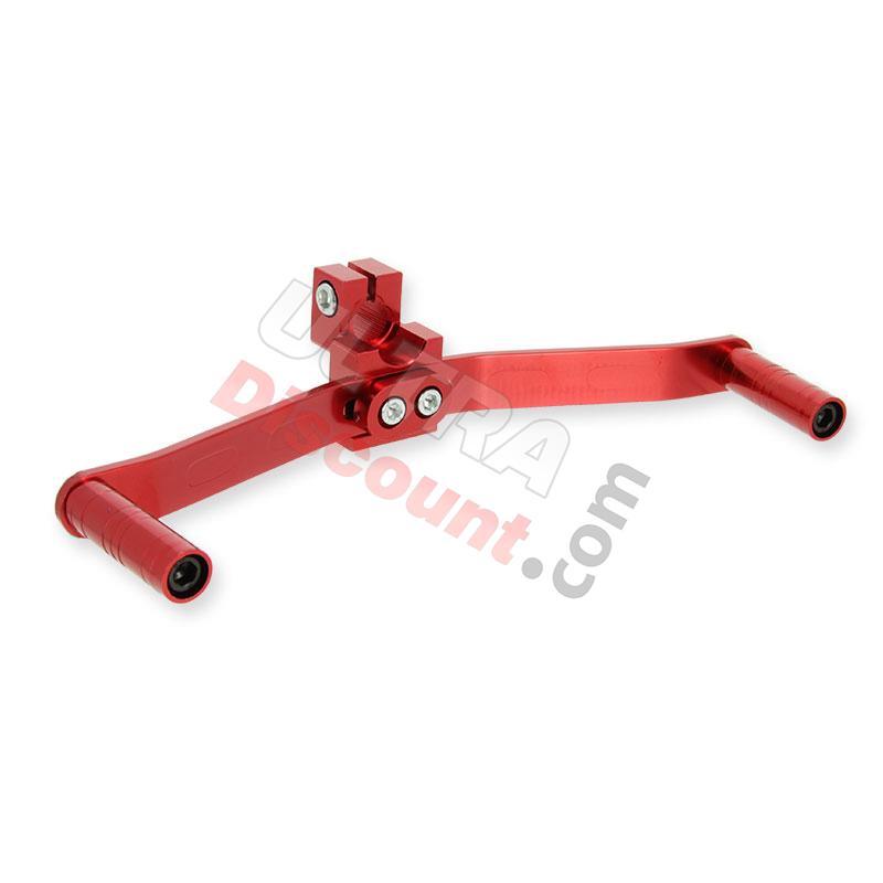 Palanca de cambios en aluminio para quad (ROJO), Recambios Shineray 150 STE