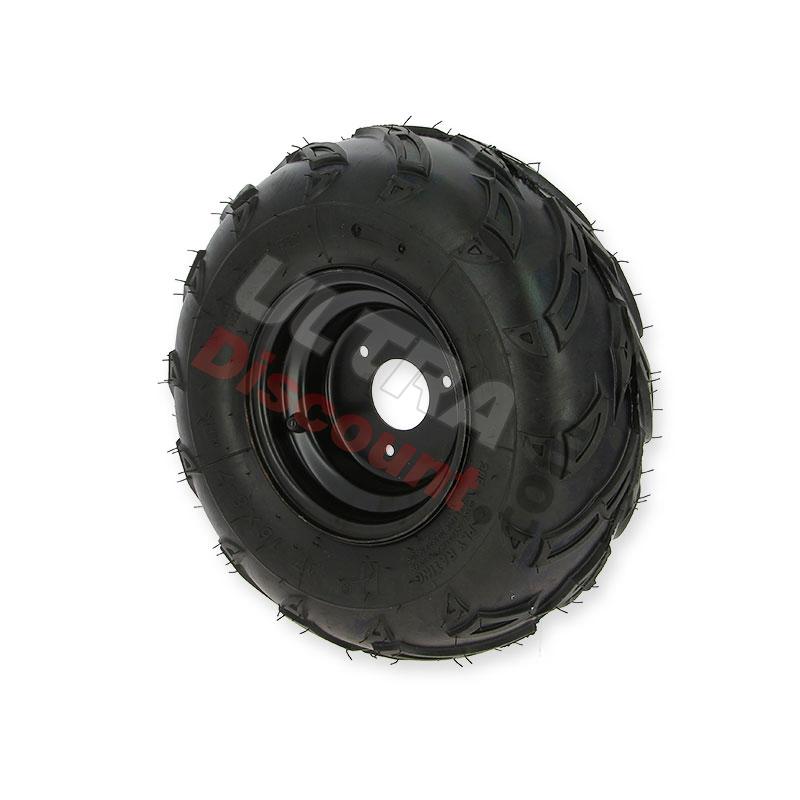 Rueda izquierda 16x8-7 completa para mini quad, Recambio ATV Electric CRZ Rueda izquierda 16x8-7 completa para mini quad, Recambio ATV Electric CRZ