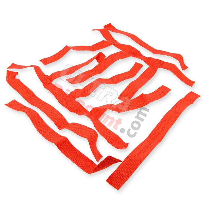 Pares de parrilla rojo reposapies redes para Shineray 300cc, Recambios quad Shineray 300