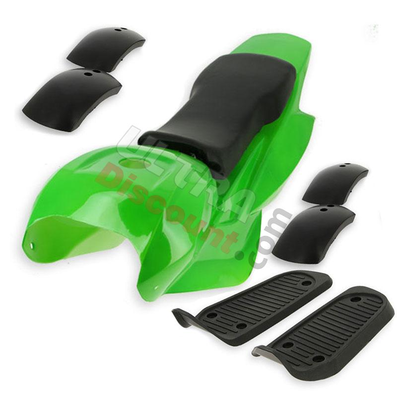 Carenado mini quad Verde tipo 3, Recambios para mini quads