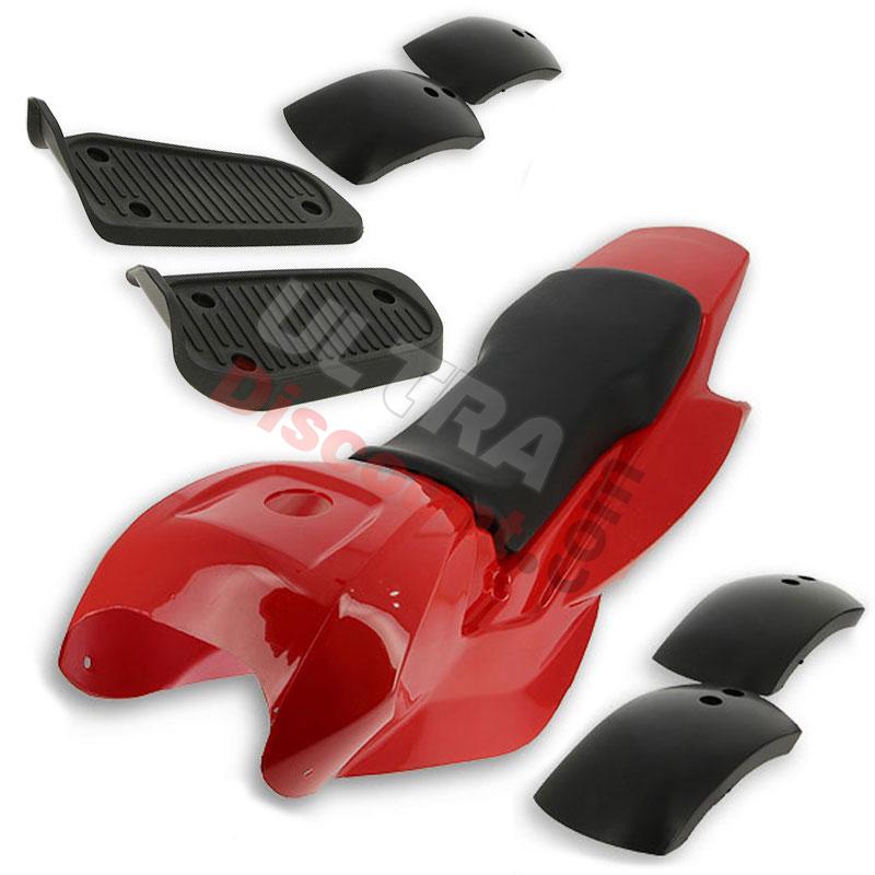 Carenado mini quad Rojo tipo 3, Recambios para mini quads Carenado mini quad Rojo tipo 3, Recambios para mini quads