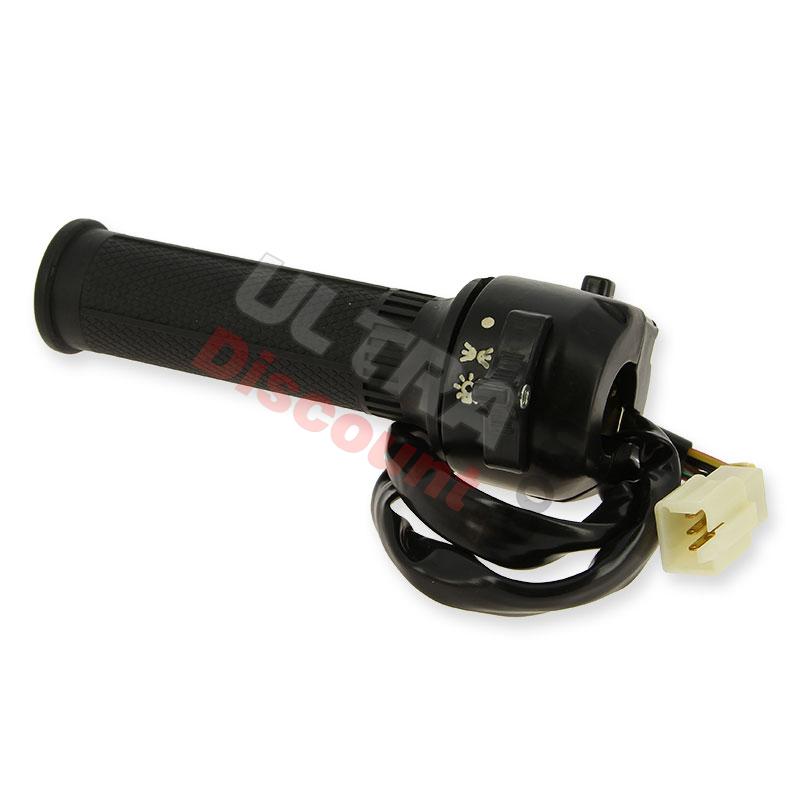 Piña derecha para Dax 50cc a 125cc (antes 10-2015) - Negro, Recambios Dax Skymax