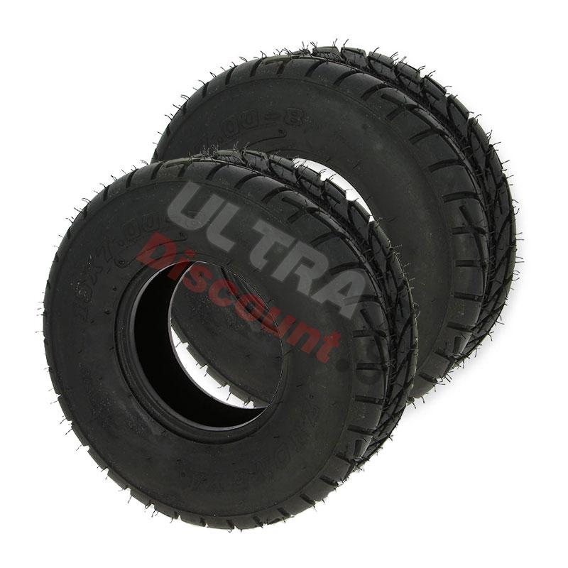 2x Neumáticos DEL. de carretera ATV Bashan 200cc BS200S3 (talla 18-9.50-8), Recambios Bashan 200cc BS200S3