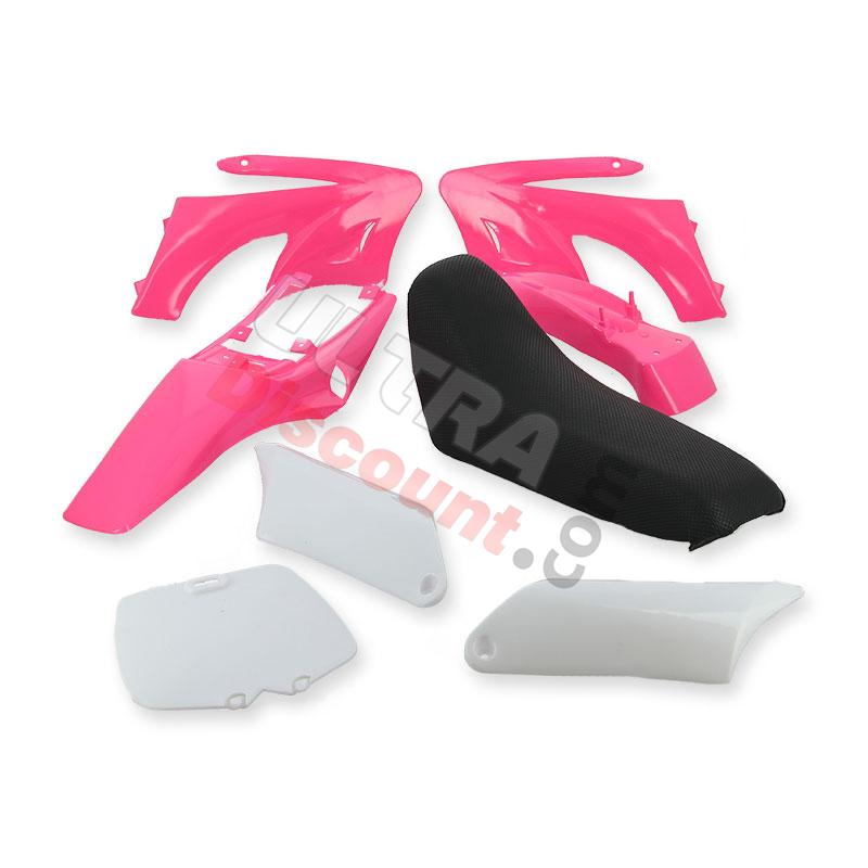 Carenado mini cross Rosa (tipo 2), Piezas minimoto cross