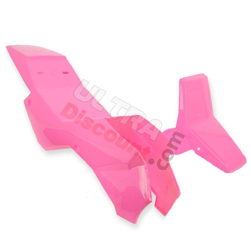 Carenado mini Supermot Rosa tipo1, Piezas minimoto Supermoto