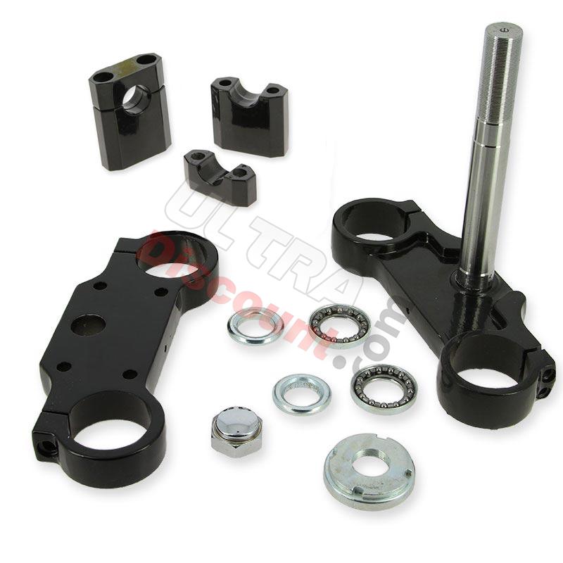 Tijas de horquilla completas 45x48x160 Pit Bike (typo 2) - NEGRO, Recambios para Pit Bike