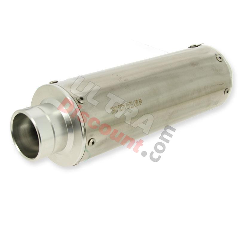 Silenciador de escape cromado para Skyteam Skymax Pro 50cc, Recambios Dax Skymax Silenciador de escape cromado para Skyteam Skymax Pro 50cc, Recambios Dax Skymax