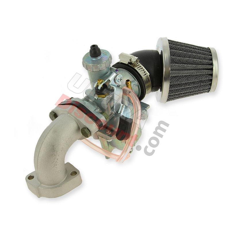 Kit de carburador de 26mm filtro en ángulo Dirt Bike, Recambios para Pit Bike