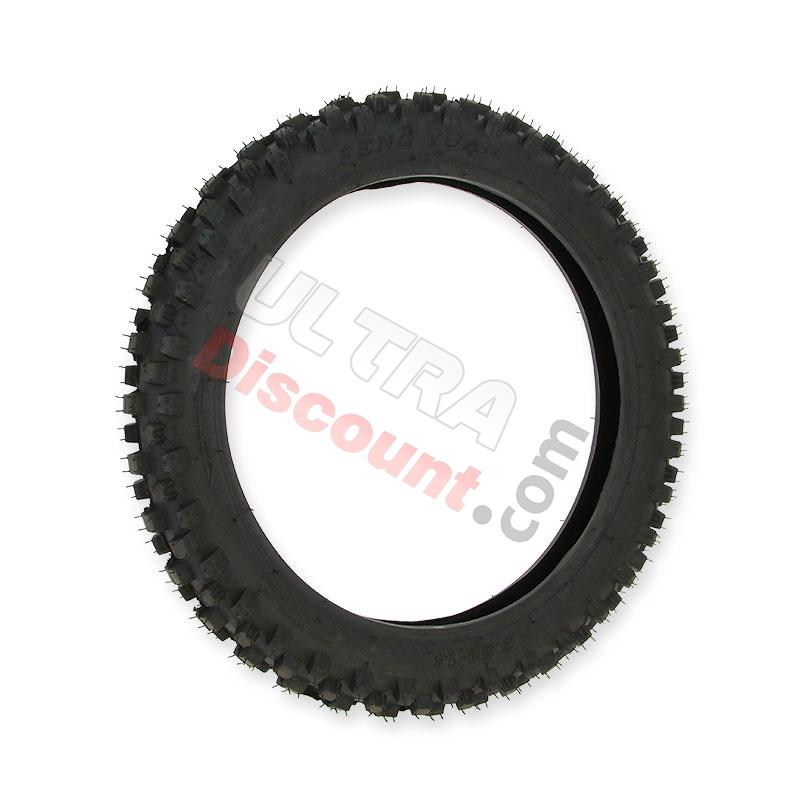 Neumático de Pit Bike (tamaño: 2.5 x 14'') Tacos de 12mm, Recambios para Pit Bike